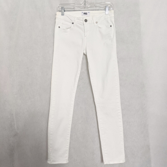 White Skyline Ankle Peg Jeans - Picture 2 of 5